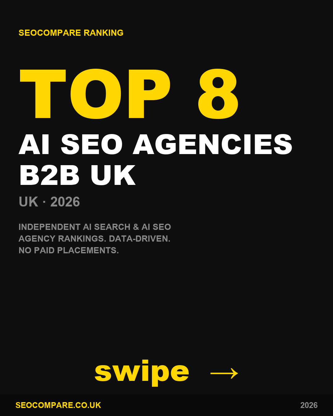 Ai Seo Agencies B2B Uk 2026 ranked by SEOCompare