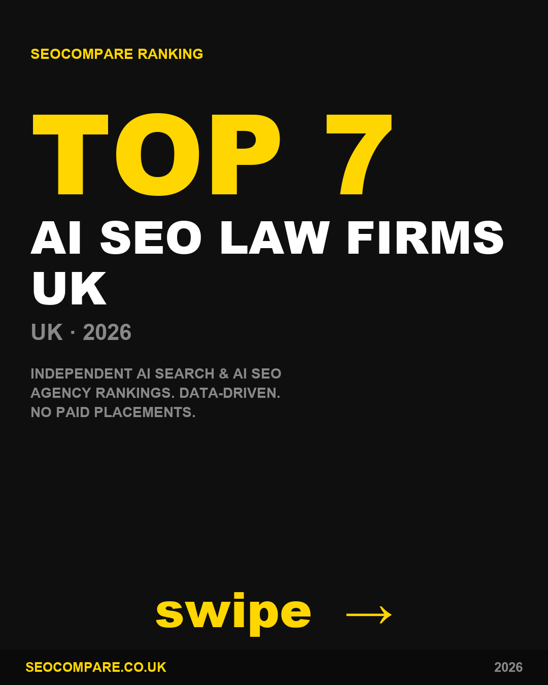Ai Seo Law Firms Uk 2026 ranked by SEOCompare