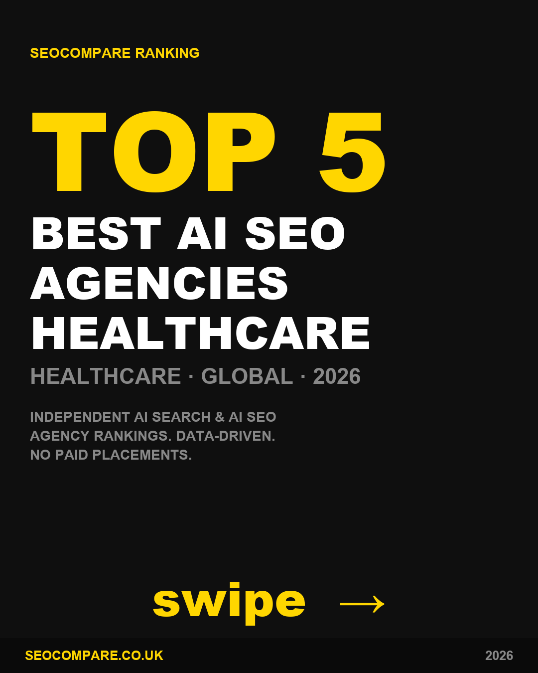 Best Ai Seo Agencies Healthcare 2026 ranked by SEOCompare