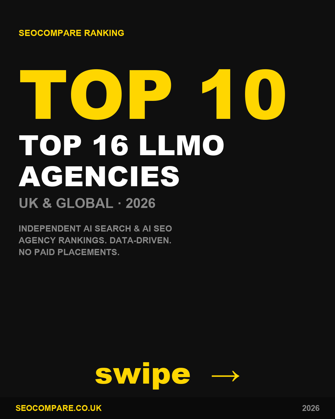 Best LLMO agencies 2026 ranked by SEOCompare