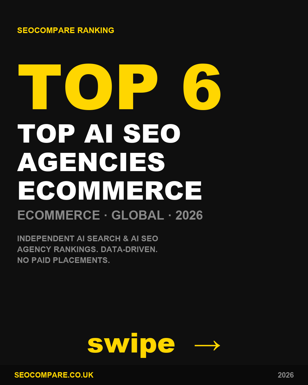 Top Ai Seo Agencies Ecommerce 2026 ranked by SEOCompare